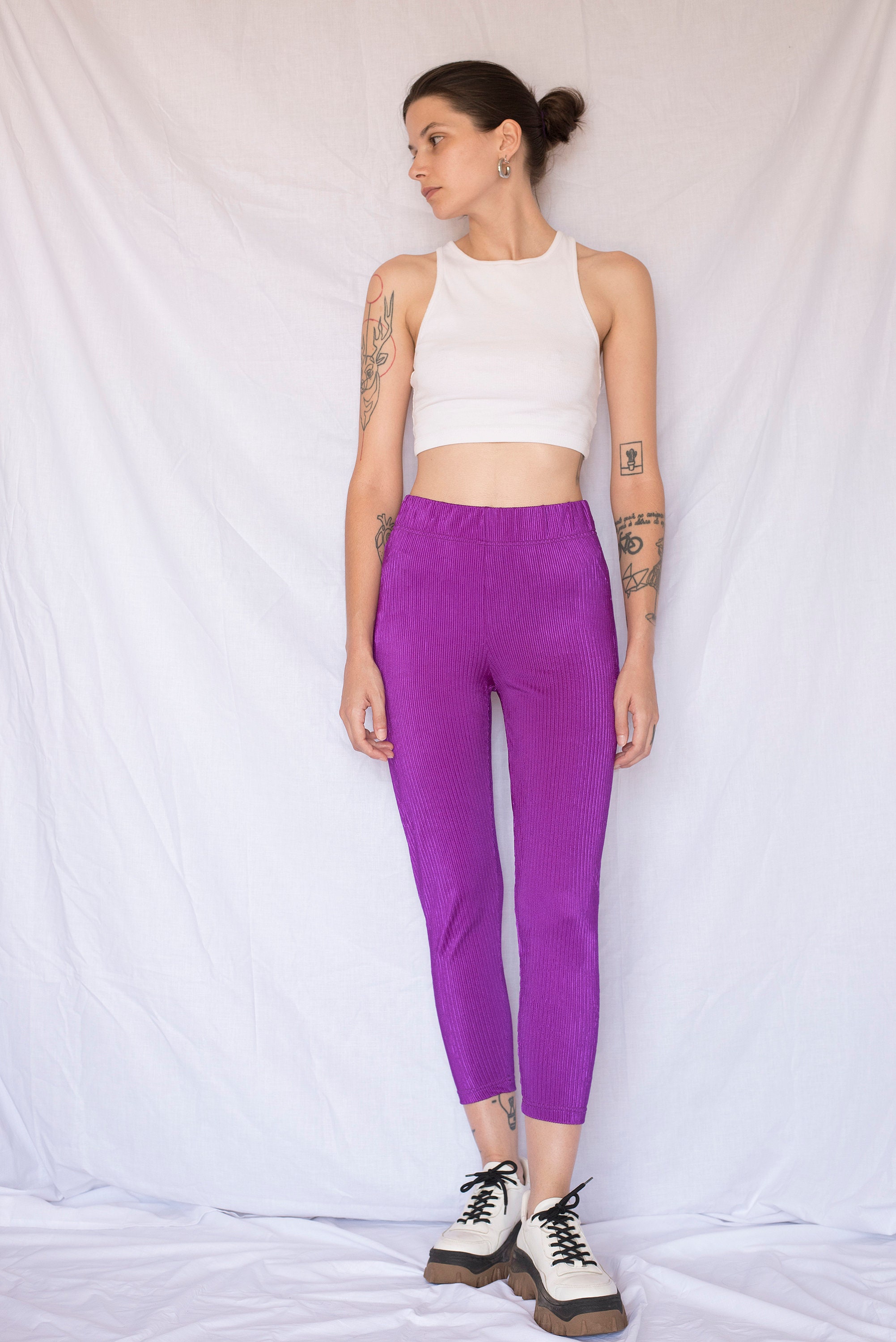 violet joggers