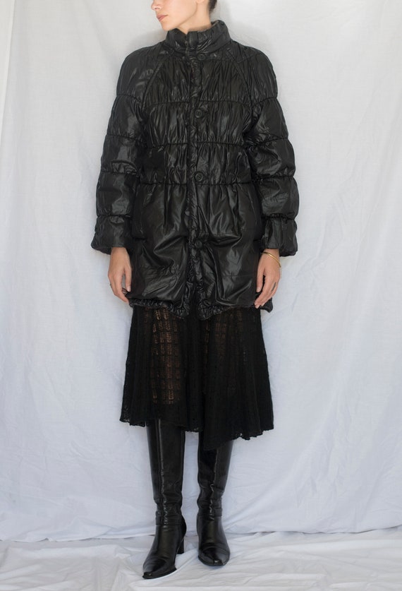 1990s Missoni Reversible Ruched Puffer Jacket in … - image 2