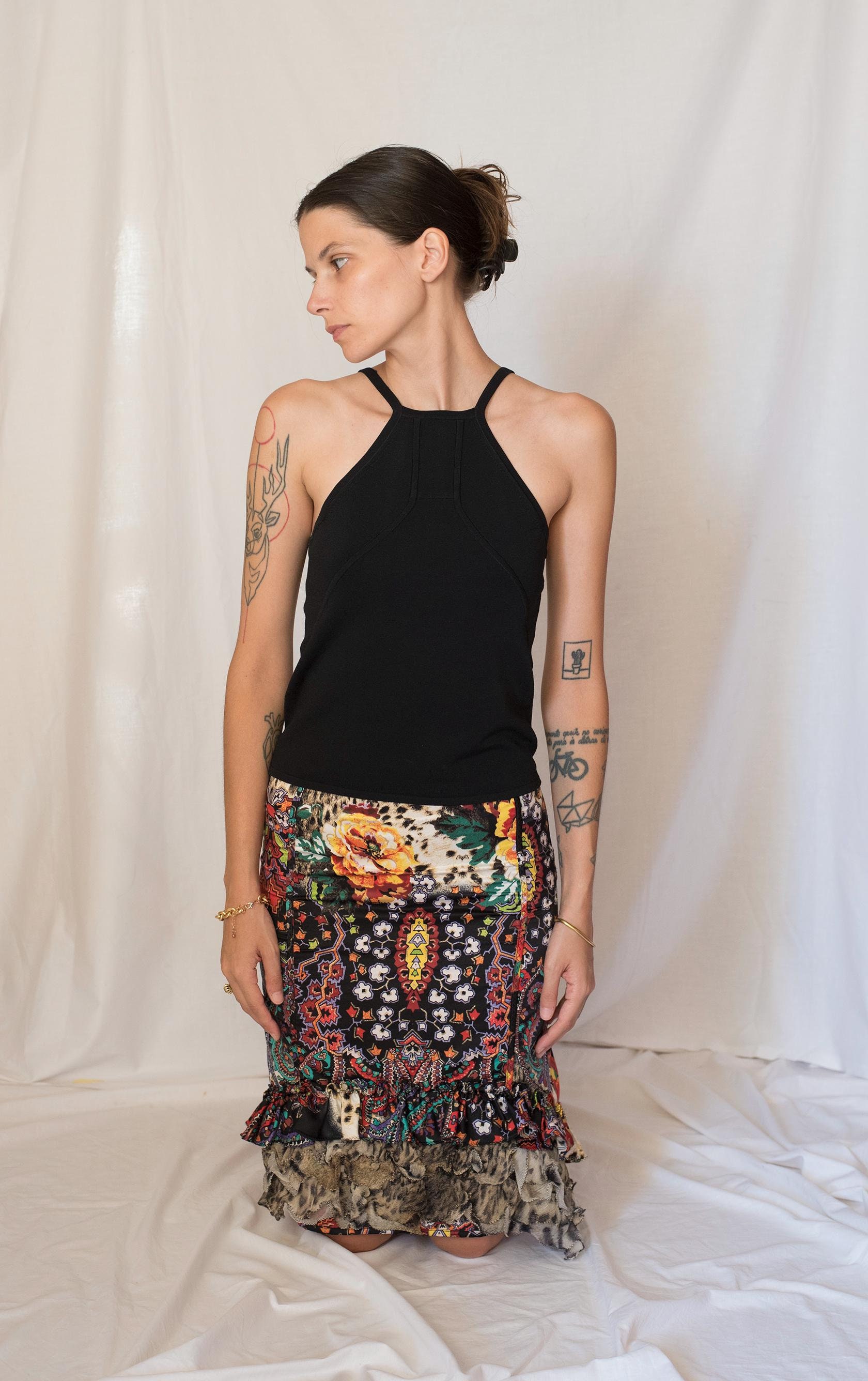 トップス VTG 90s DKNY Flame Mesh Top VTG 90s DKNY Flame Mesh Top