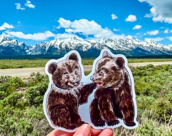 Baby Bear Buddies Vinyl Sticker