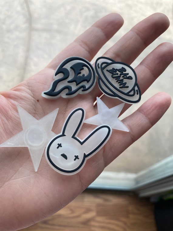 etsy bad bunny croc charms