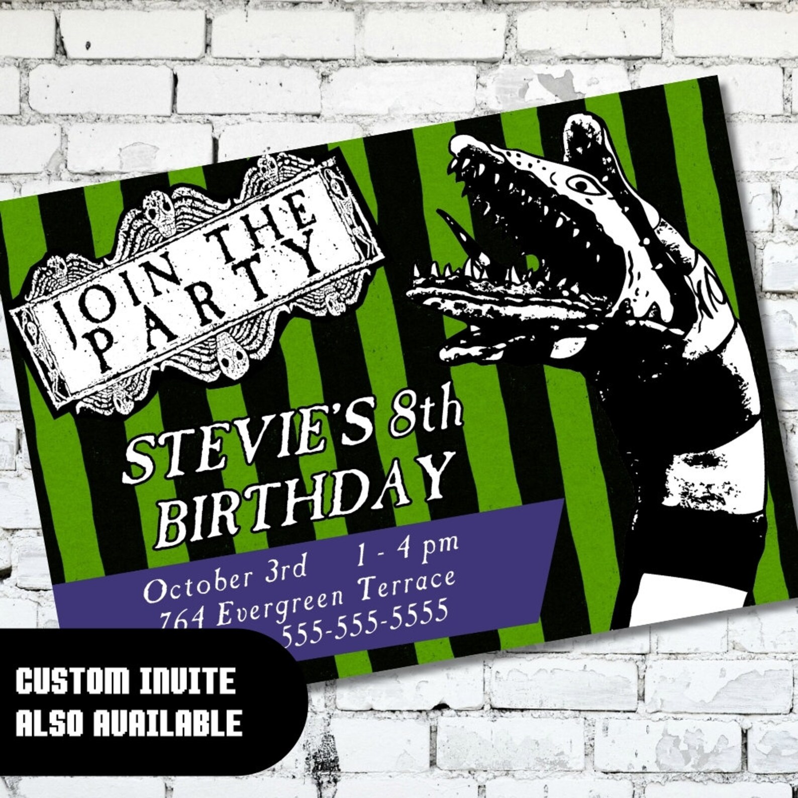 Beetlejuice CUPCAKE TOPPERS Instant Digital Download diy | Etsy