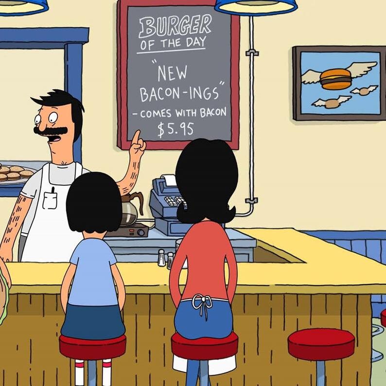 Bob's Burgers Printable Birthday Party Signs Burger of the | Etsy