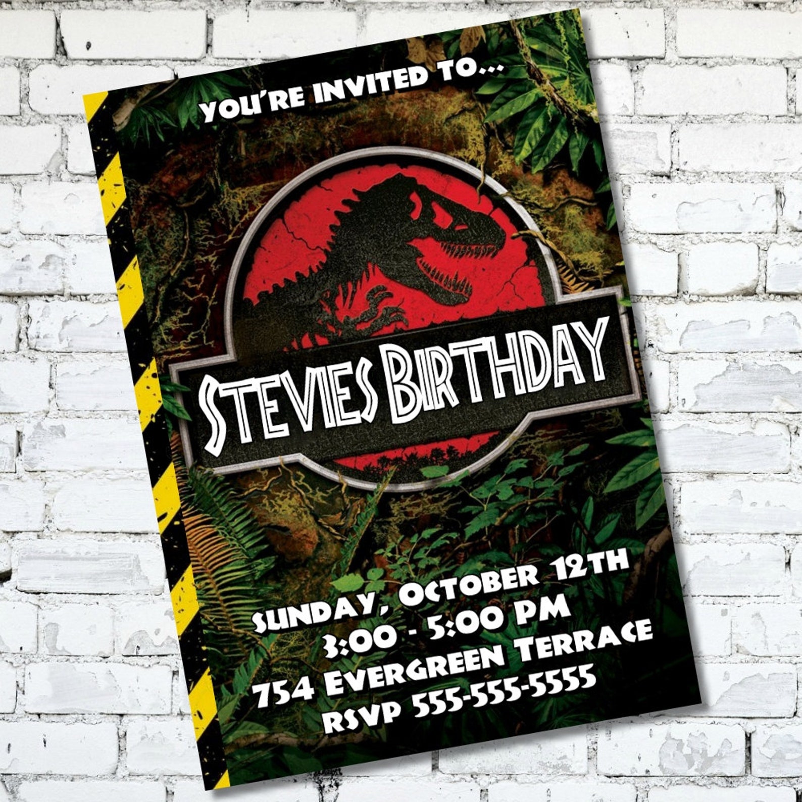 Jurassic Park Juice Box Wrapper Label Instant Download | Etsy