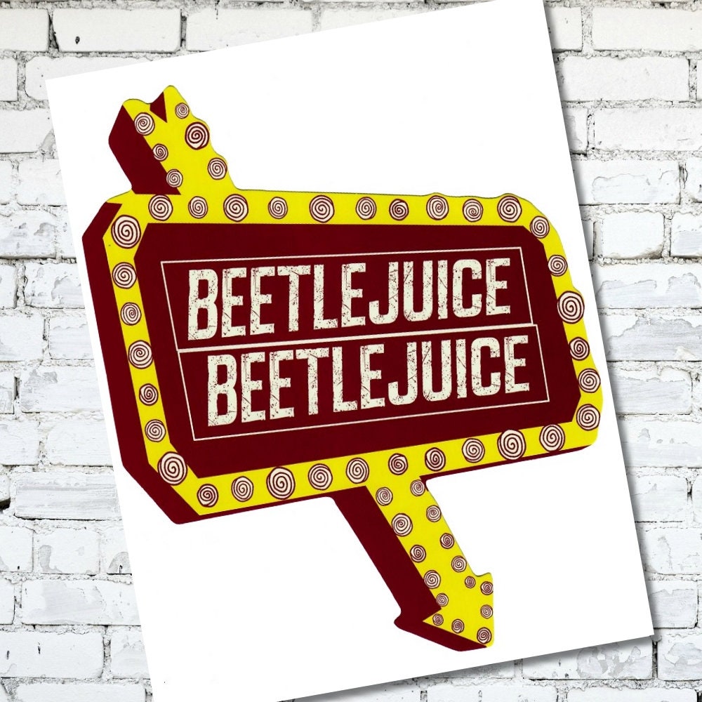 Beetlejuice Printable Image - Printable World Holiday