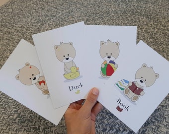 First Words - PHYSICAL Flash Cards