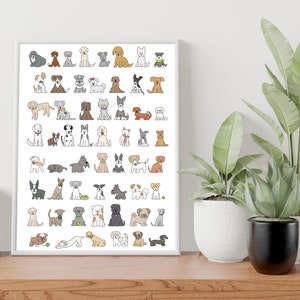 Quirky Dog Print | Art for Dog Lovers | Unique Gifts | *Digital Download*