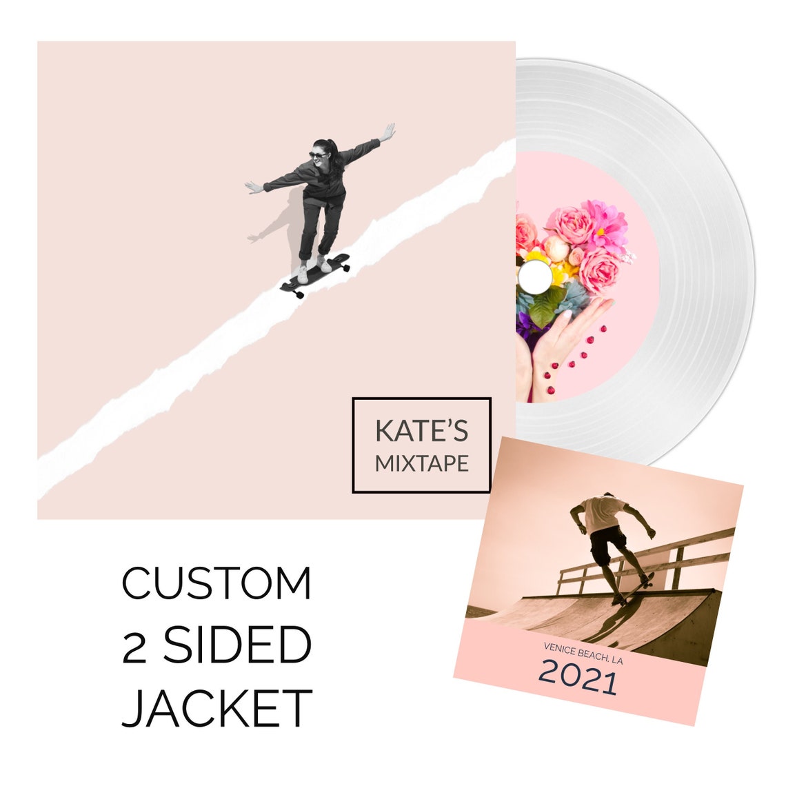 Custom Printed Vinyl Record Jacket 12inch LP Vinyl Album Etsy