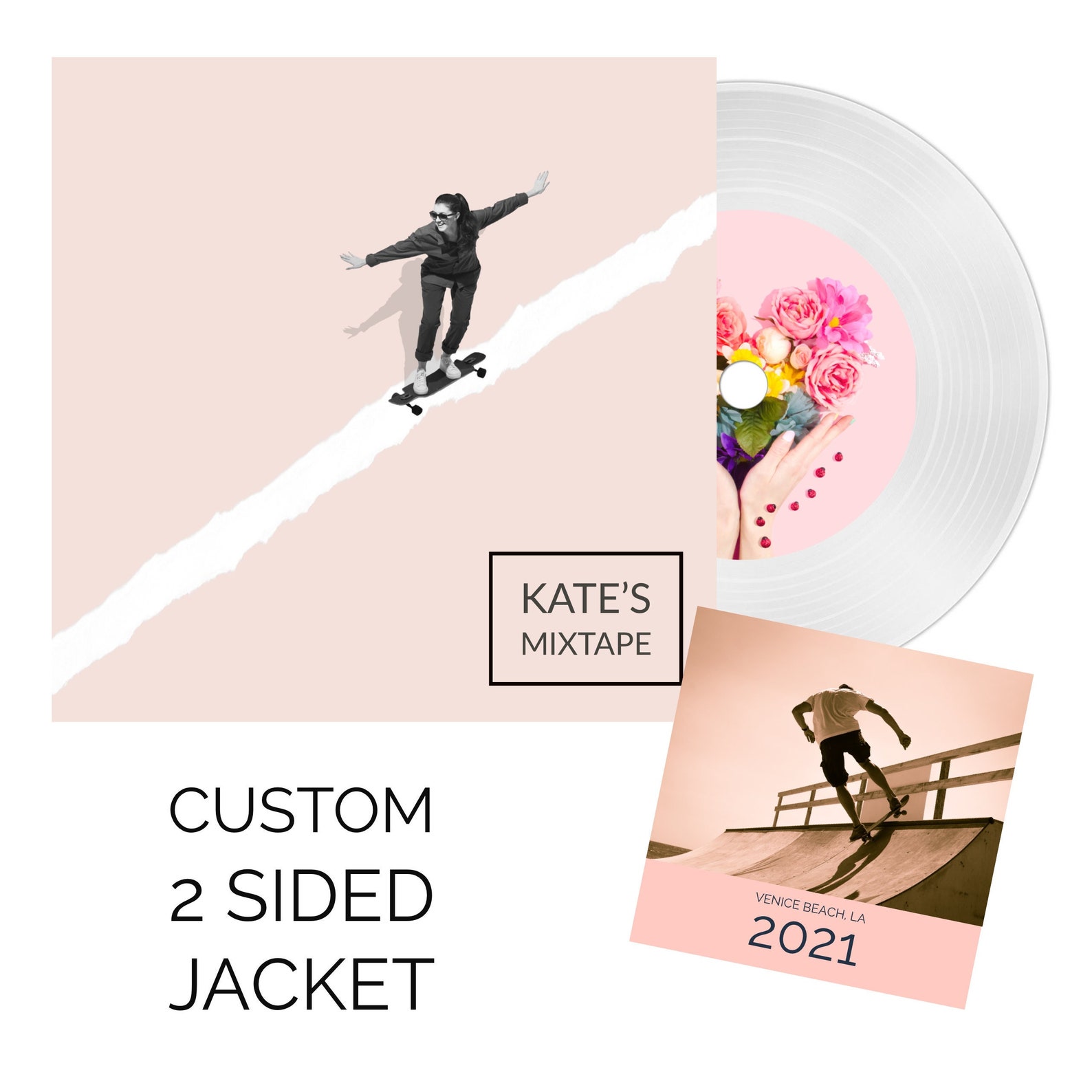 Custom Printed Vinyl Record Jacket 12inch LP Vinyl Album Etsy