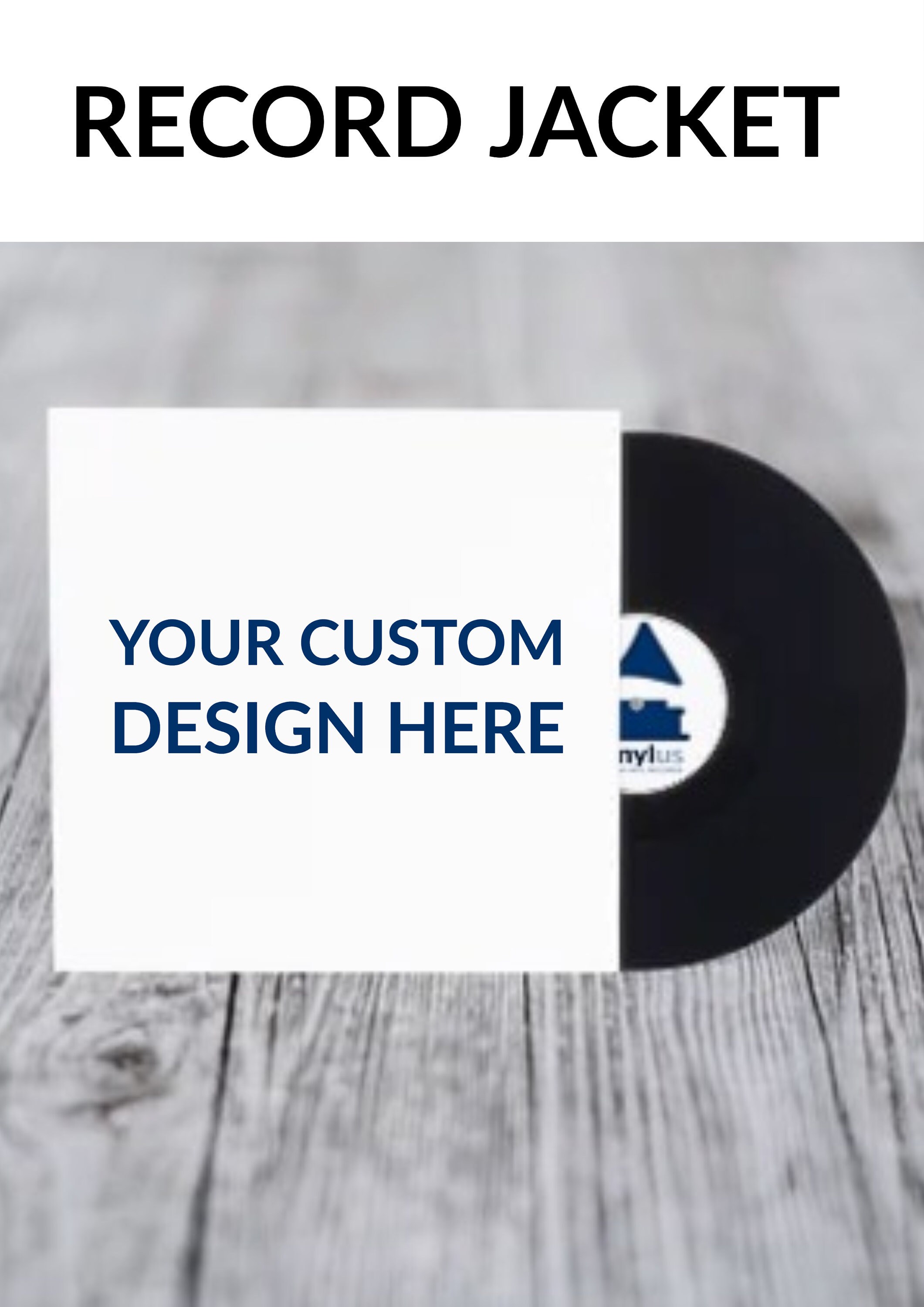 Custom Printed Vinyl Record Jacket 12inch LP Vinyl Album Etsy