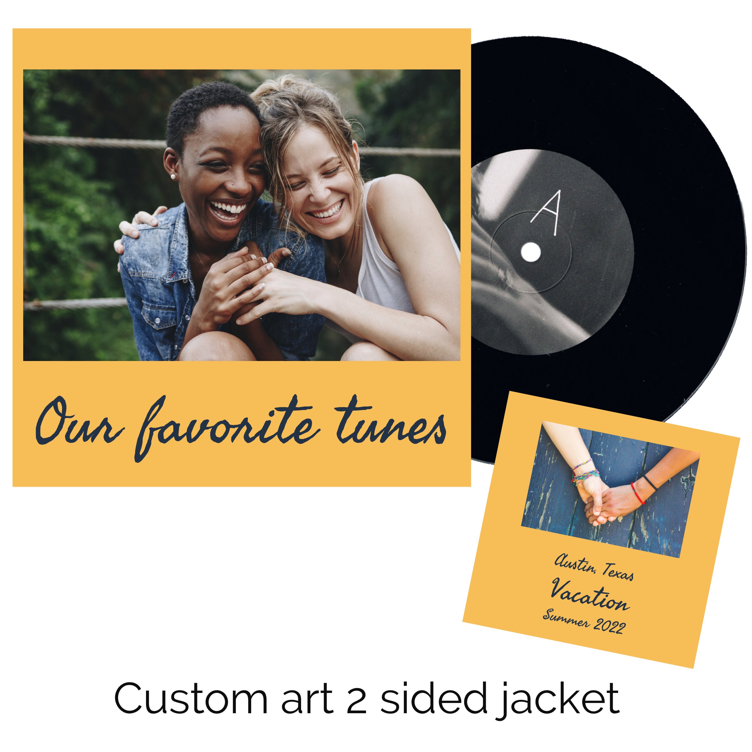 Custom Printed Vinyl Record Jacket 12inch LP Vinyl Album Etsy