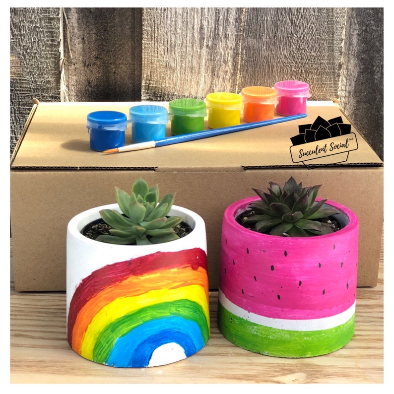 Paint Your Own Pots Great for Kids and Adults to Bring Out Etsy Australia