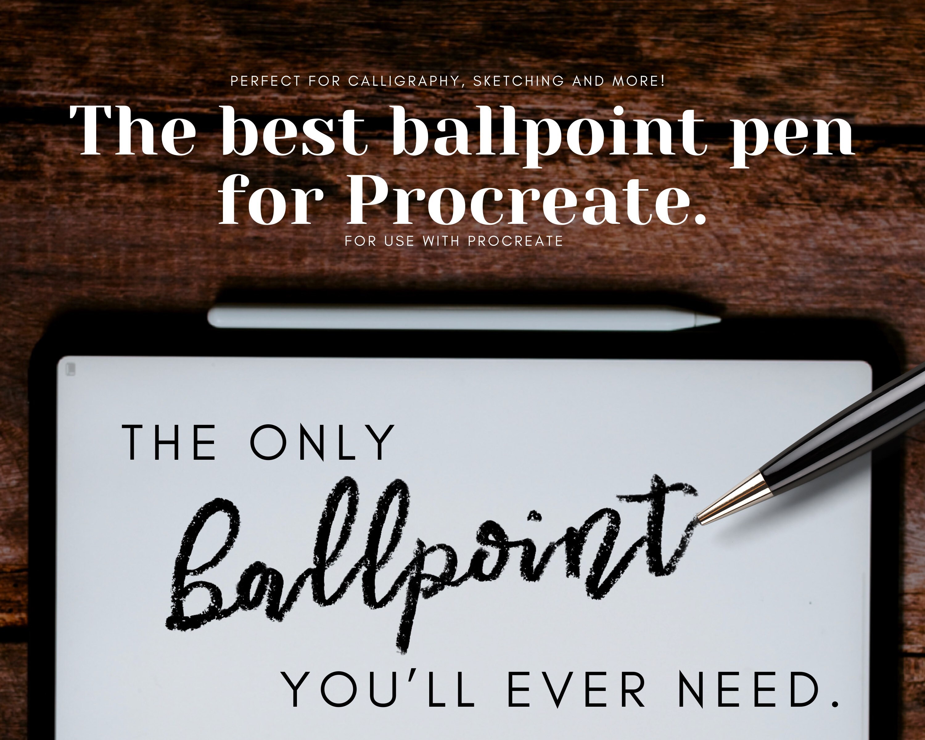 Ballpoint Pen Procreate Brush procreate brush inking brush Etsy