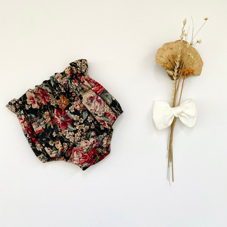 Girls Vintage Floral Bloomers