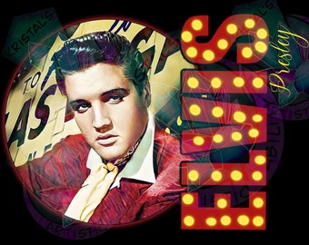 elvis presley film tumbler design per sublimazione , sublimazione tumbler wrap , elvis presley