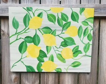 Lemon Wall Hanging- When Life Hands You Lemons Hang them on your Wall