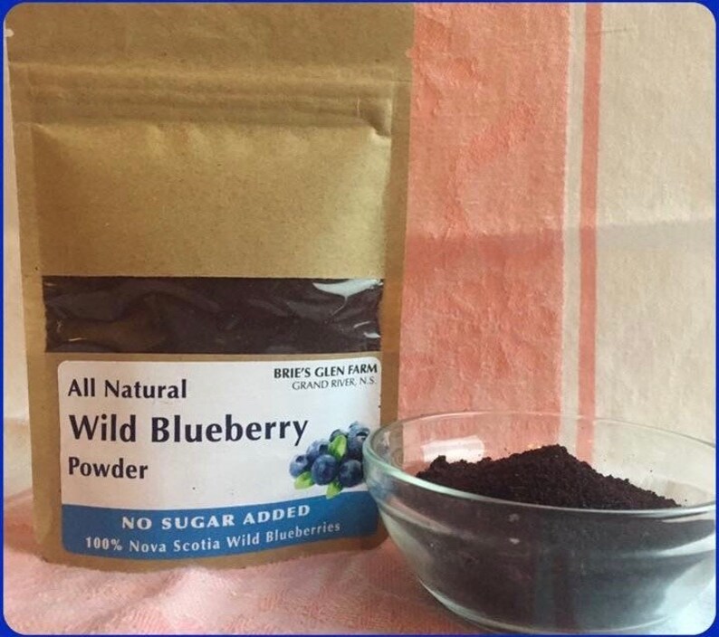 100 Wild Blueberry Powder. Made With the All Natural, Raw, Superfruit