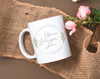 Pink Mug Mockup Etsy