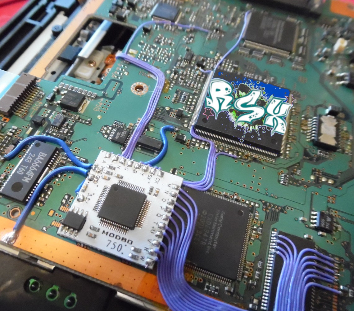 PS2 Playstation 2 Modchip Installation Custom Install Service Etsy