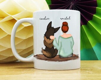 Dog mug | Etsy Personalized Dog Photo Mug