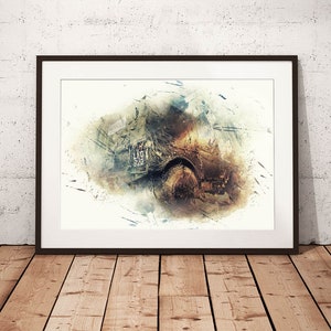 Land Rover Defender 90 Series I - &#39;Go Big, or Go Home&#39; - Limited Edition Print - 4x4 Car Art Poster