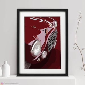 Ferrari 212 Export Berlinetta - ‘Caraceni’s Hillclimber’ - Limited Edition Print - Car Art Framed Poster Canvas