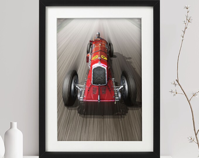 Alfa Romeo P3 Scuderia Ferrari - ‘Jano's Capolavoro’  - Limited Edition Print - F1 Car Art Framed Poster Canvas