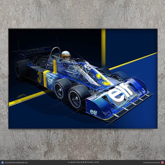 Tyrrell P34 1976 Scheckter - 'project 34' Limited Edition Print