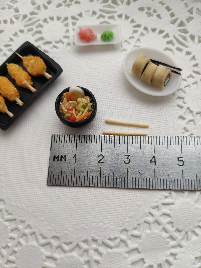 Miniature Ramen Noodle for Dollhouse in 112 Scale Dollhouse Etsy