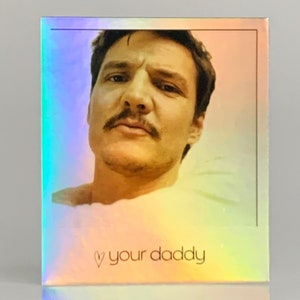 Limited Edition Pedro Pascal Inspired Photograph Stickers Pedro Pascal Gift Pedro Pascal Daddy