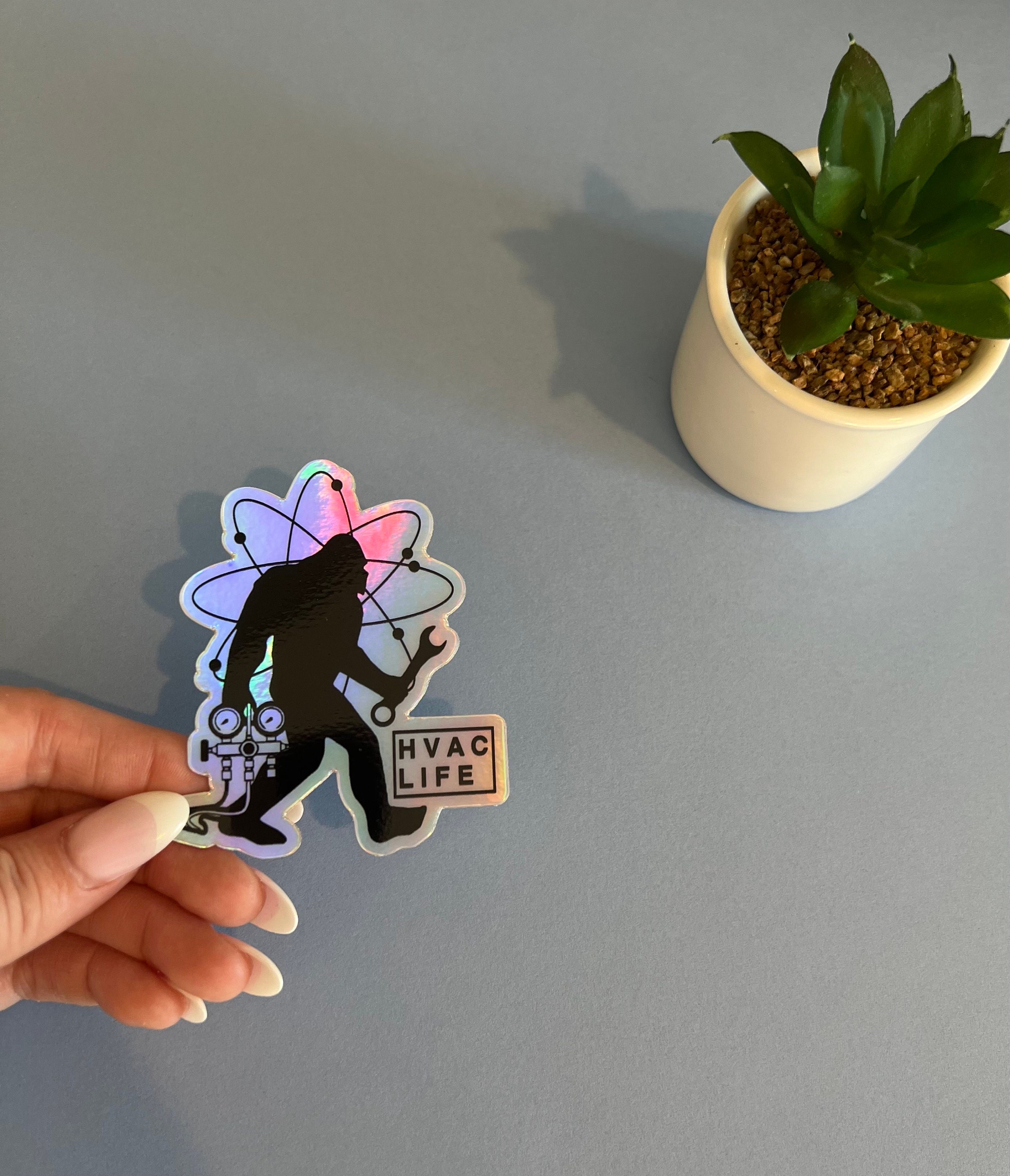 HVAC Stickers Hard Hat Sticker Hard Hat Stickers HVAC Gift Hvac