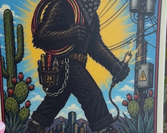 El Electricista Loteria Sticker | Electrician Gifts Waterproof Decal / Sticker (2.67" x 4")