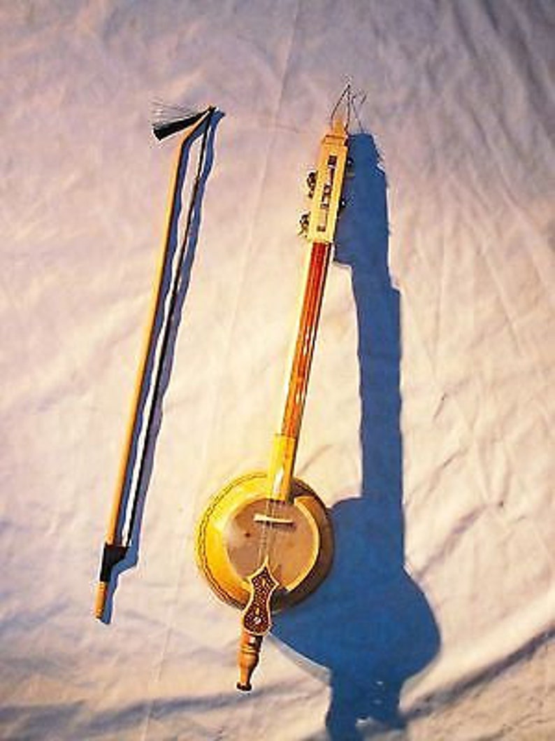 Pyrogravure Made Quality Gourd Kabak Kemane W/ A Bow - Bag - Etsy