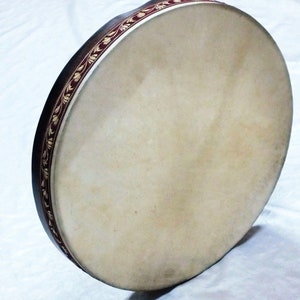 41 X 7 Cm Animal Skin Bendir Turkish Percussion Frame Drum