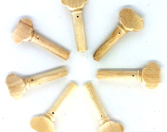 Maple Saz Pegs Set For Turkish String Instrument Saz