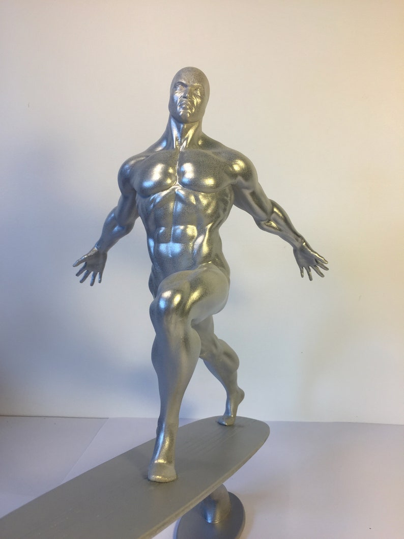 Silver surfer-Marvel resine-Surfer d'argent-3D print | Etsy
