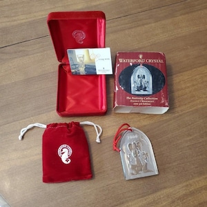 Waterford Crystal Nativity Collection Angels Ornament 2000 3rd Edition