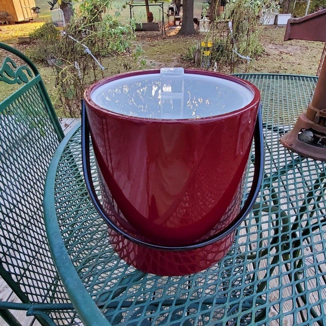 morgan vintage ice bucket ヴィンテージ アイスペール Vintage Mid-Century Modern Blue Ice Bucket by Morgan