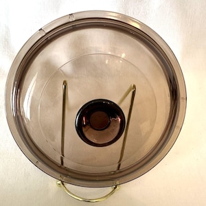 Tapa de repuesto para olla Vision Corning Ware de 1 litro, color ámbar, Pyrex V-1-C, fabricada en EE. UU., 6,5 pulgadas.