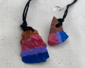 Colgante de ladrillo Bandera del Orgullo Bisexual
