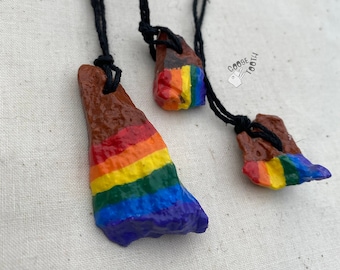 Brick Pride Collar LGBTQIA+/ Bandera del Orgullo Gay