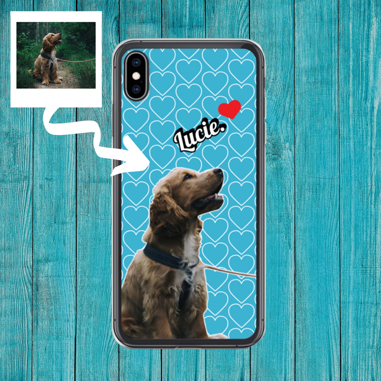 Custom Dog Phone Case Dog Lovers Gift Pet Portrait Etsy