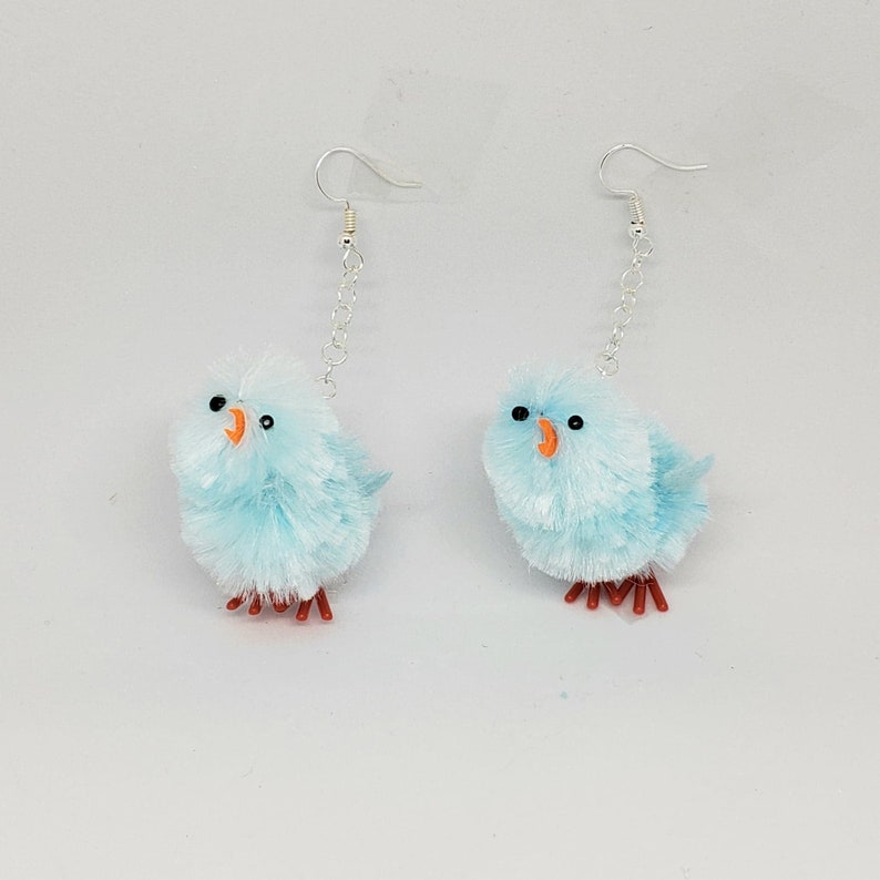Colorful Baby Chick Earrings L Chicken Earrings L Farm Jewelry Etsy