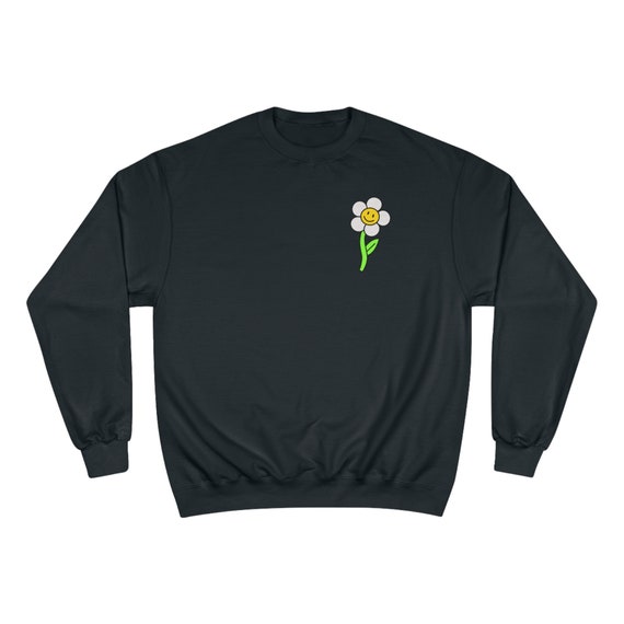 Happy Daisy Champion Sweatshirt Etsy