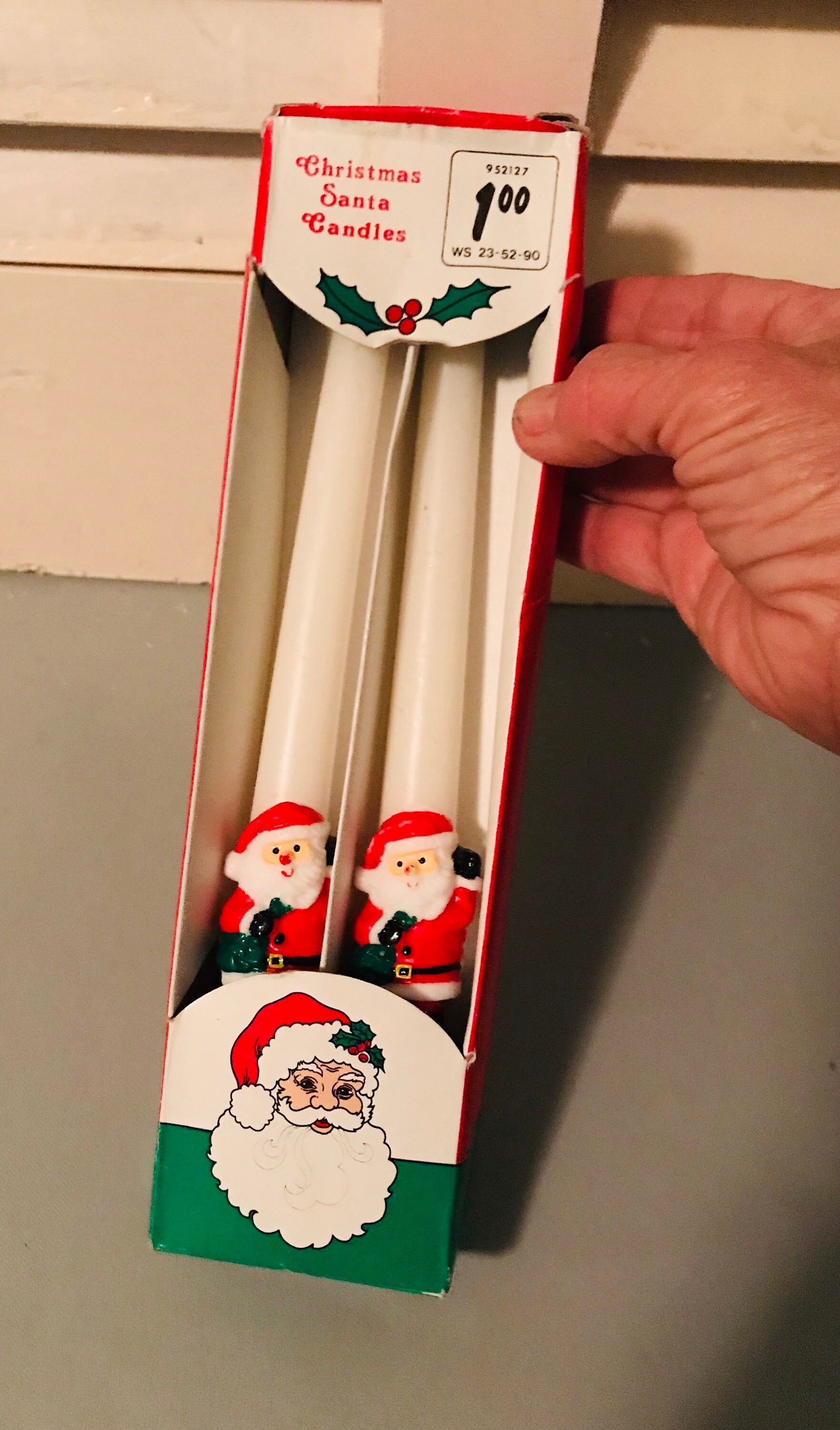 Vintage 10 Candles Vintage Santa Clause Candles Vintage Etsy