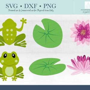 Water Lily Svg Water Lily Lily Pad Flower Svg Flowers Etsy