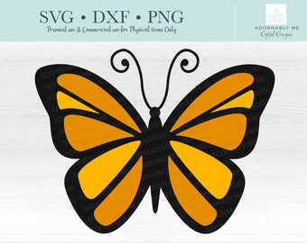 Download Yellow Butterfly Svg Etsy