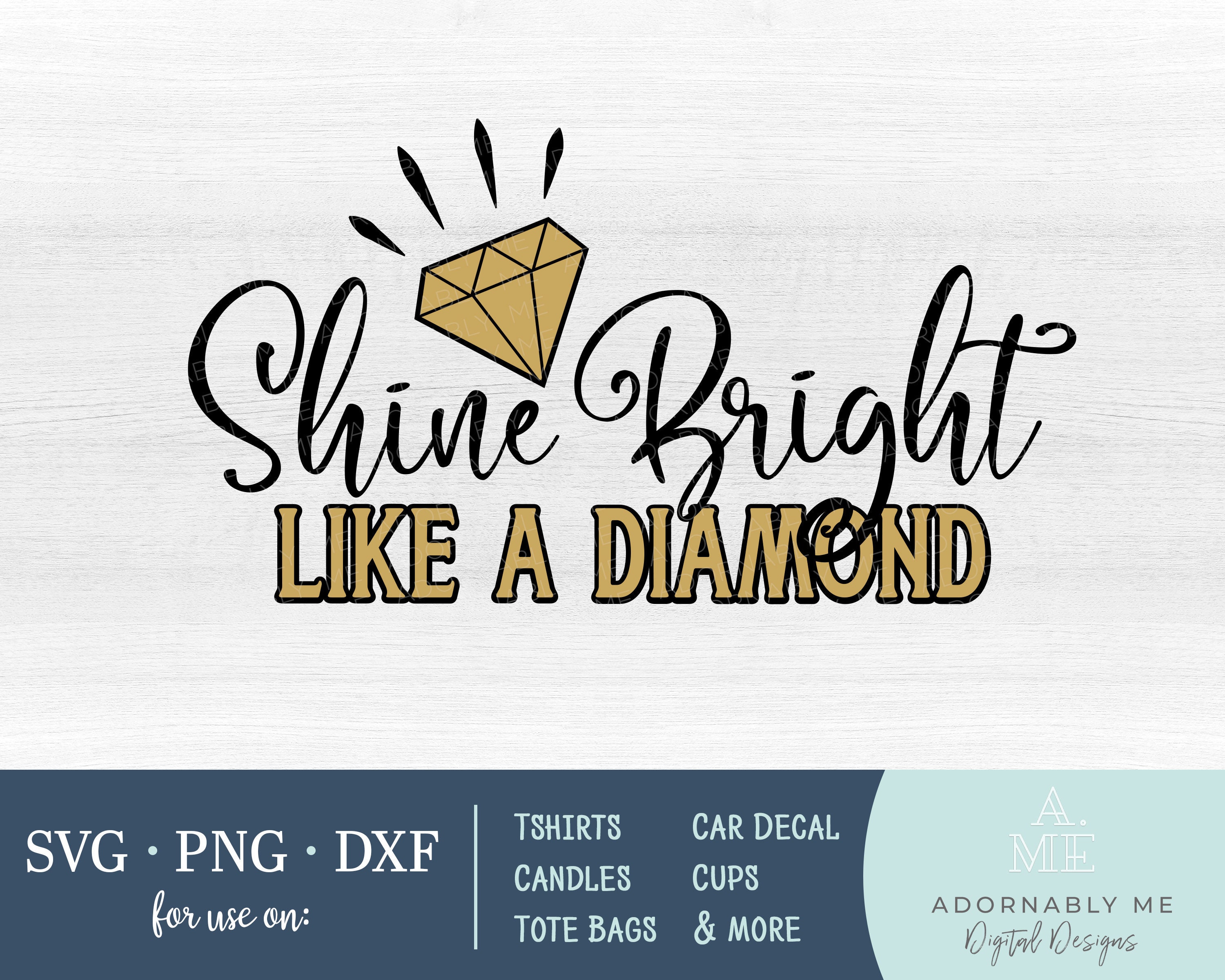 Shine Bright Like A Diamond Cover Werbung