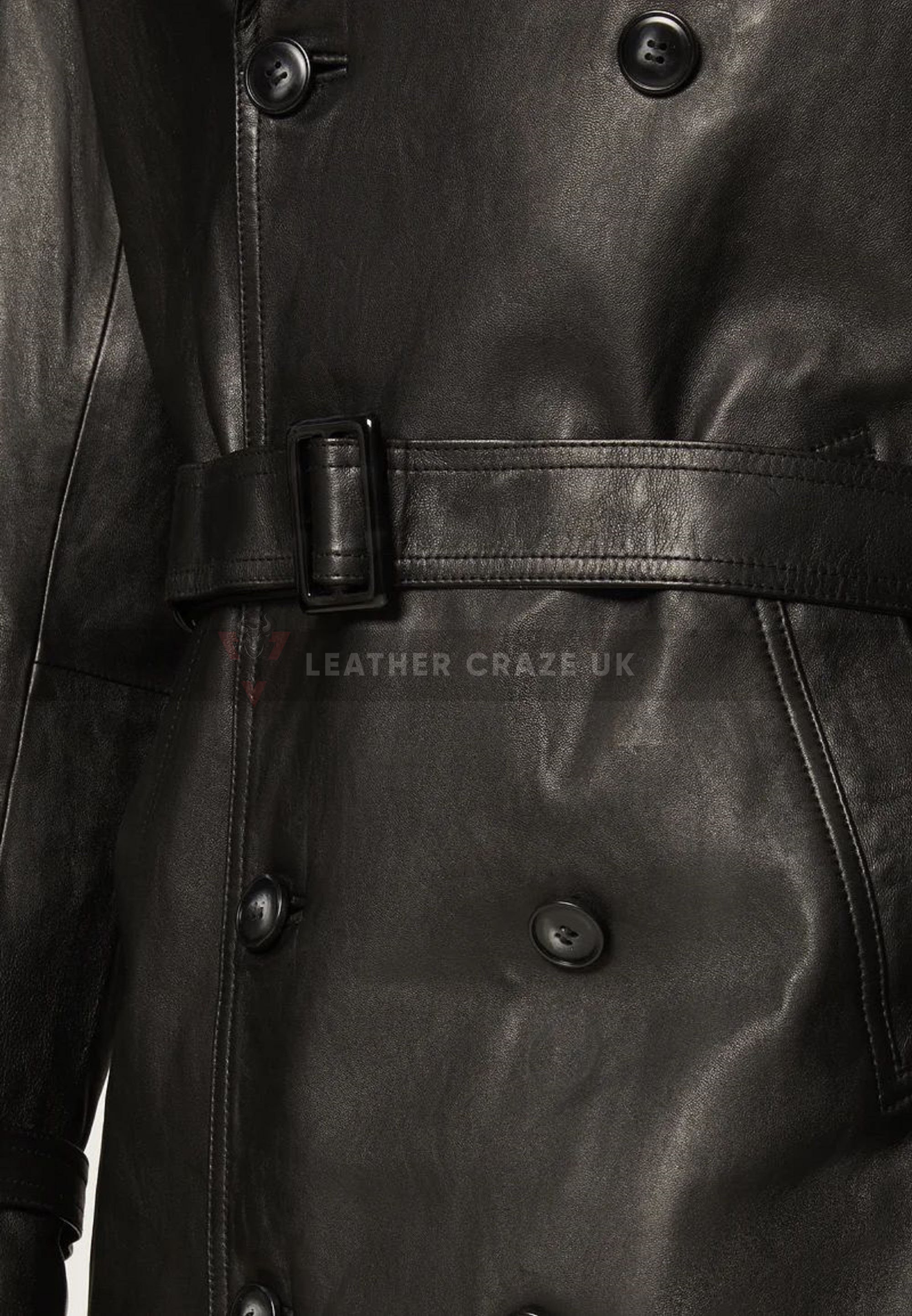 Vintage Genuine Leather Trench Coat Gothic Coat Steampunk - Etsy UK