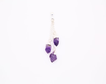 Amethyst Dangle Charm - Ambachtelijke benodigdheden, sieraden maken